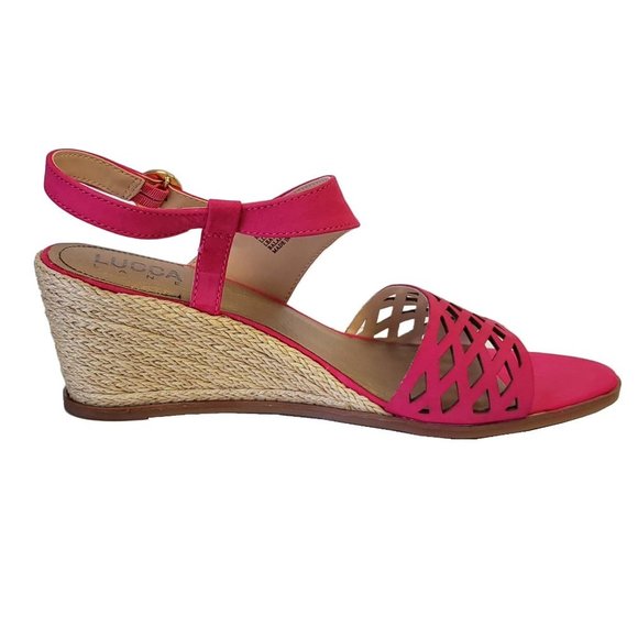 Lucca Lane Haldene Leather Wedge Sandal - Picture 4 of 8